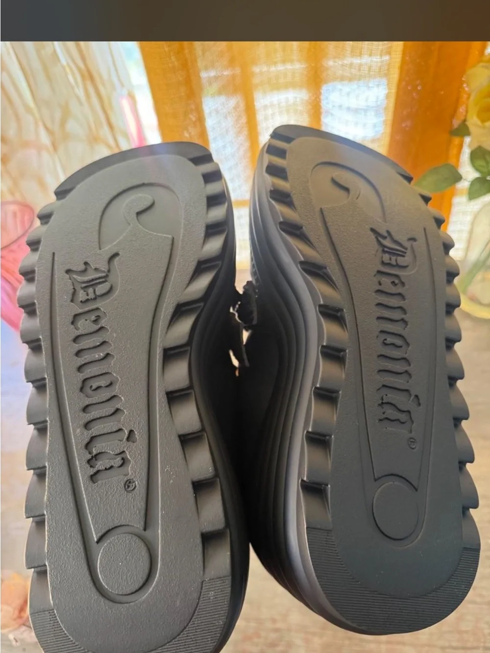 Demonia Bat Wing Platform Mary Jane’s